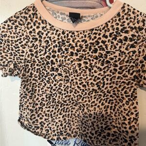 Leopard Print Kids Shirt